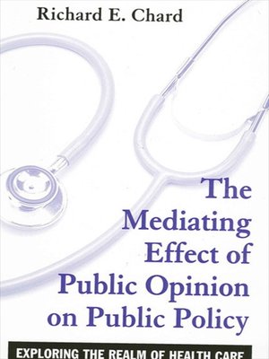 cover image of The Mediating Effect of Public Opinion on Public Policy